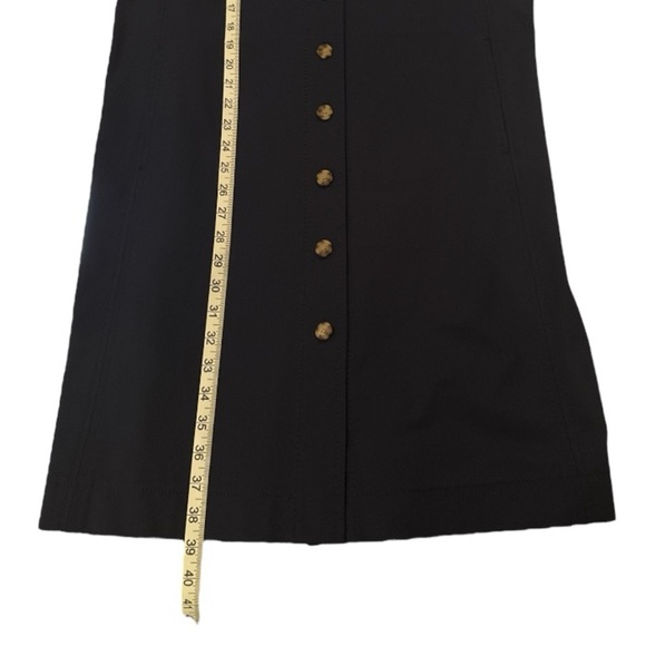 Lafayette 148 New York Kylie Short-Sleeve Navy Shirt Dress Sz 10 Classic Casual - Picture 7 of 13